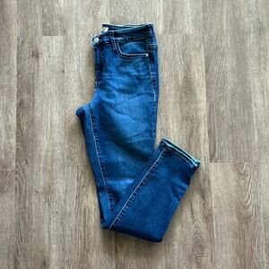 Athleta Sculptek Skinny Jeans Dark Wash Size 6 High Rise